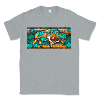 Heather Grey western  bison wild soul turquoise's gemstones  license plate template Classic Tee - BarkalooDesign