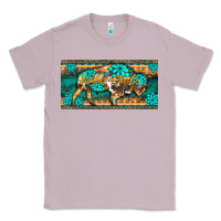 Lilac western  bison wild soul turquoise's gemstones  license plate template Classic Tee - BarkalooDesign