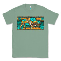 Sage western  bison wild soul turquoise's gemstones  license plate template Classic Tee - BarkalooDesign