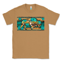 Toasted Coconut western  bison wild soul turquoise's gemstones  license plate template Classic Tee - BarkalooDesign