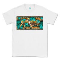 White western  bison wild soul turquoise's gemstones  license plate template Classic Tee - BarkalooDesign