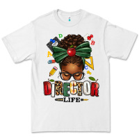 White director life afro messy bun Premium Tee - texasbilliewilder