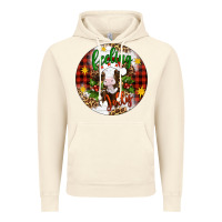 Vintage Artic Christmas feeling jolly cow ornament Vintage Hoodie - Artiststas
