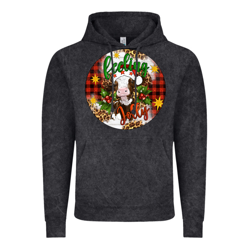 Christmas Feeling Jolly Cow Ornament Vintage Hoodie by Artiststas | Teevron