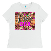 White race day Ladies Tee - JahusDesignShop