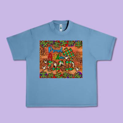 Proud Autism Dad Urban Heavy Tee Designed By Artiststas