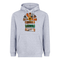 Heather Grey small town girl western windmill wooden boards Heavyweight Hoodie - Jasminsmagicworld