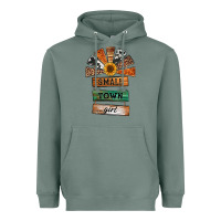 Sage small town girl western windmill wooden boards Heavyweight Hoodie - Jasminsmagicworld
