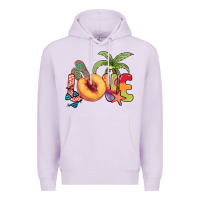 Lilac Love peach summer Premium Hoodie - NancyCooperArtShop