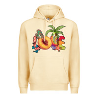 Pina Colada Love peach summer Premium Hoodie - NancyCooperArtShop