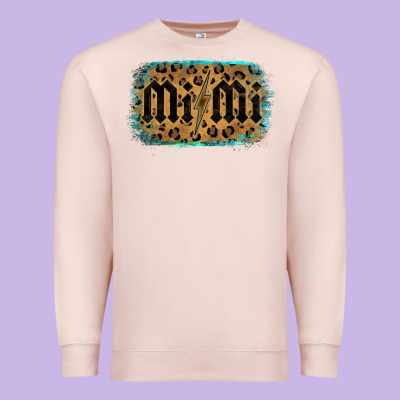 Leopard Pattern Mimi Tried Premium Sweatshirt Designed By Bettercallsaul