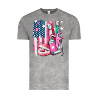Cloud Rock American flag and dental elements with teeth Vintage Tee - AdoDesignShop