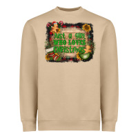 Just A Girl Who Loves Christmas Heavyweight Sweatshirt | Teevron