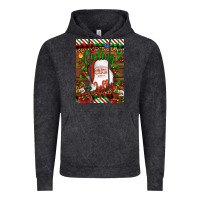 Vintage Black Christmas Feeling Jolly Santa Vintage Hoodie - Artiststas