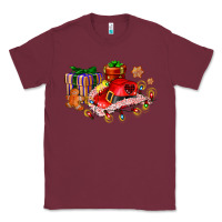 Burgundy cowgirl hat with gifts and cookies Classic Tee - AdoDesignShop