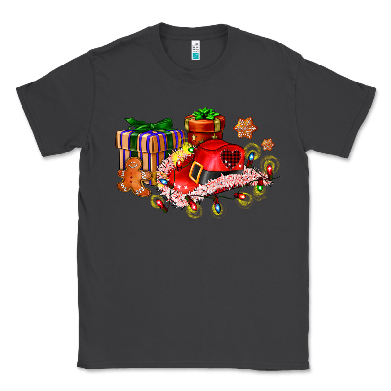 Cowgirl Hat With Gifts And Cookies Classic Tee by AdoDesignShop | Teevron