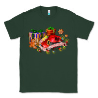 Sports Green cowgirl hat with gifts and cookies Classic Tee - AdoDesignShop