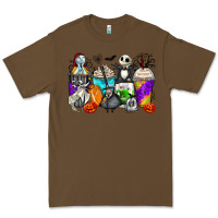 Cacao halloween cartoon characters coffee cups Premium Tee - Zillion Design Studio