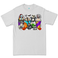 Dove Grey halloween cartoon characters coffee cups Premium Tee - Zillion Design Studio
