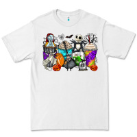 White halloween cartoon characters coffee cups Premium Tee - Zillion Design Studio