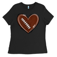 American Football Heart Ladies Tee | Teevron