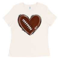 Bone american football heart Ladies Tee - texasbilliewilder