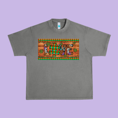 Love Autism Awareness License Plate Urban Heavy Tee Designed By Artiststas