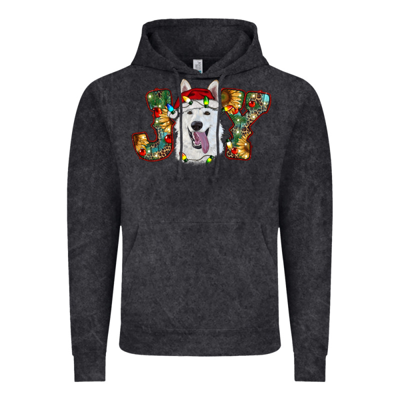 White Shepherd Christmas Joy Vintage Hoodie by RanaPortraitStore | Teevron