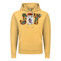 Vintage Mustard white shepherd christmas joy Vintage Hoodie - RanaPortraitStore