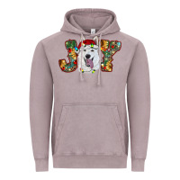Vintage Zinc white shepherd christmas joy Vintage Hoodie - RanaPortraitStore
