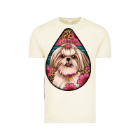 Vintage Arctic shih tzu teardrop earrings Vintage Tee - Artiststas