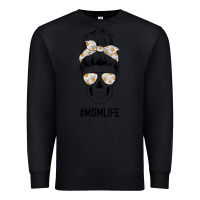Black Daisy Mom Skull Premium Sweatshirt - Bettercallsaul