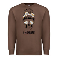 Chestnut Daisy Mom Skull Premium Sweatshirt - Bettercallsaul