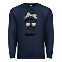 Navy Daisy Mom Skull Premium Sweatshirt - Bettercallsaul