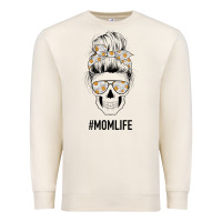 Sandshell Daisy Mom Skull Premium Sweatshirt - Bettercallsaul