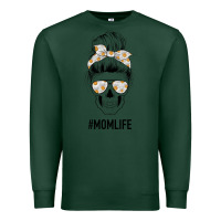 Sports Green Daisy Mom Skull Premium Sweatshirt - Bettercallsaul