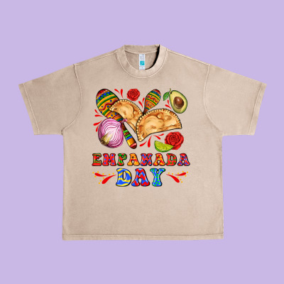 Empanada Day Urban Heavy Tee Designed By Adodesignshop