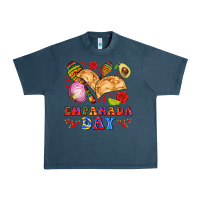 Midnight Navy empanada day Urban Heavy Tee - AdoDesignShop