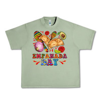 Oil Green empanada day Urban Heavy Tee - AdoDesignShop