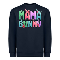 Navy easter floral mama bunny Heavyweight Sweatshirt - Artiststas