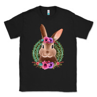 Black western leopard and flowers easter bunny Classic Tee - Jasminsmagicworld