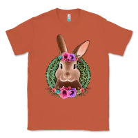Copper western leopard and flowers easter bunny Classic Tee - Jasminsmagicworld