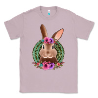 Lilac western leopard and flowers easter bunny Classic Tee - Jasminsmagicworld