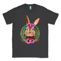 Smoke western leopard and flowers easter bunny Classic Tee - Jasminsmagicworld