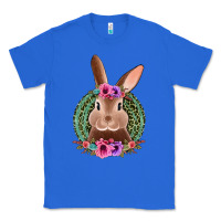 True Royal western leopard and flowers easter bunny Classic Tee - Jasminsmagicworld