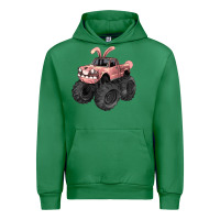 Emerald Easter monster truck Easter Day Urban Hoodie - HowdyJamesFarm