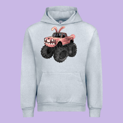 Easter Monster Truck Easter Day Urban Hoodie Designed By Howdyjamesfarm