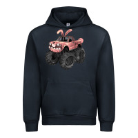 Navy Easter monster truck Easter Day Urban Hoodie - HowdyJamesFarm