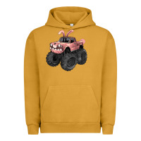 Pigment Peanut Butter Easter monster truck Easter Day Urban Hoodie - HowdyJamesFarm