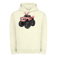 Pigment Pistachio Easter monster truck Easter Day Urban Hoodie - HowdyJamesFarm